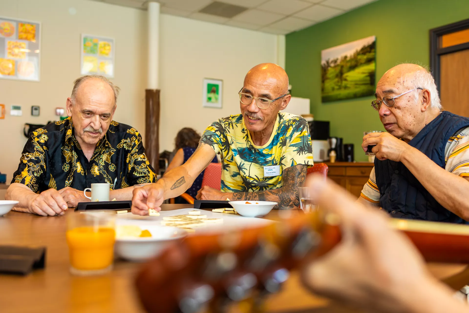 Mensen aan tafel